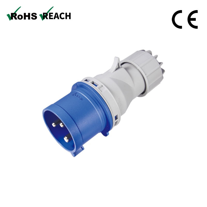 KHTN023 - KUPO CEE Form 32A 3-Pole Industrial Plug, 230V, IP44