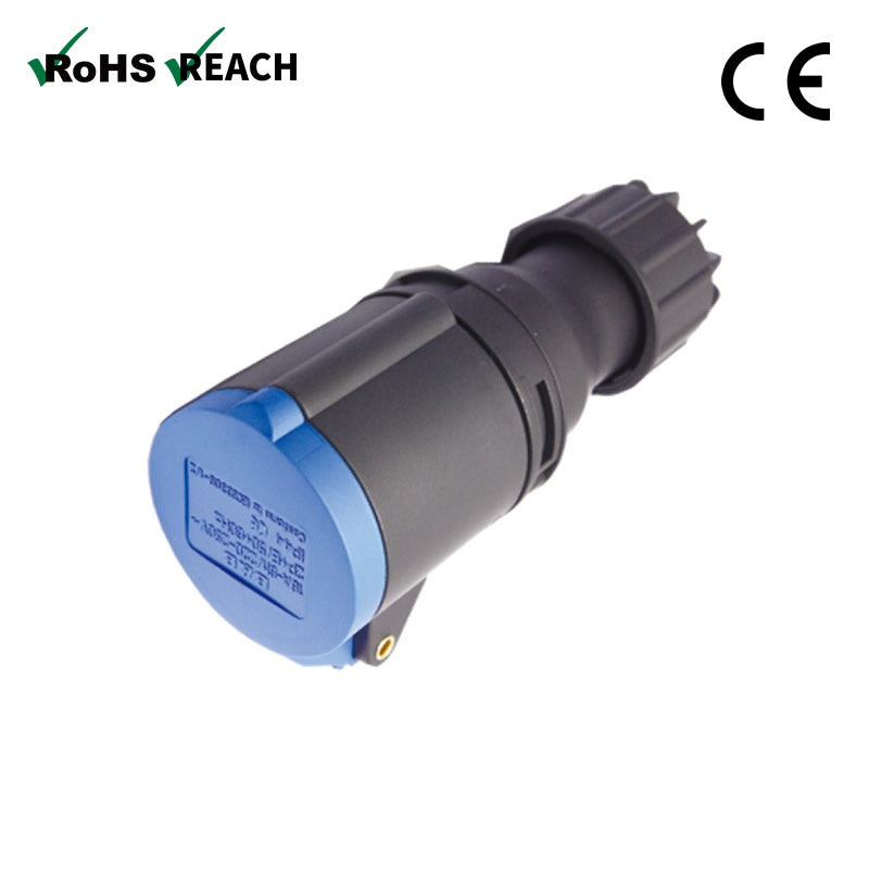 KHTN213-BK - KUPO CEE Form 16A 3-Pole Industrial Connector, 230V, IP44