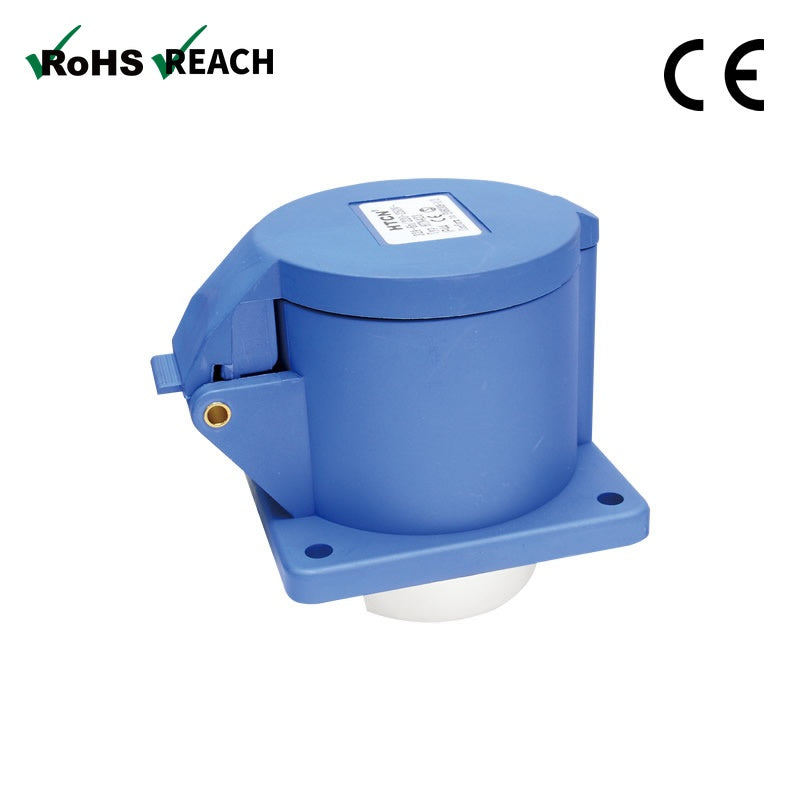 KHTN423 - KUPO CEE Form 32A 3-Pole Industrial Receptacle, 230V, IP44