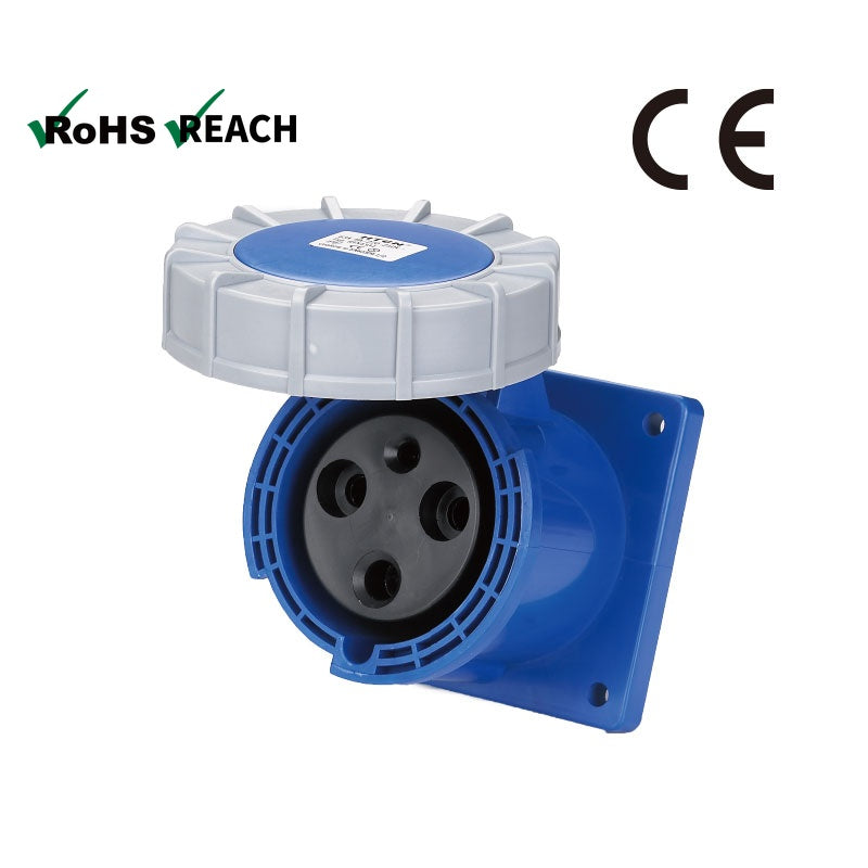 KHTN4331 - KUPO CEE Form 63A 3-Pole Industrial Receptacle, 230V, IP67