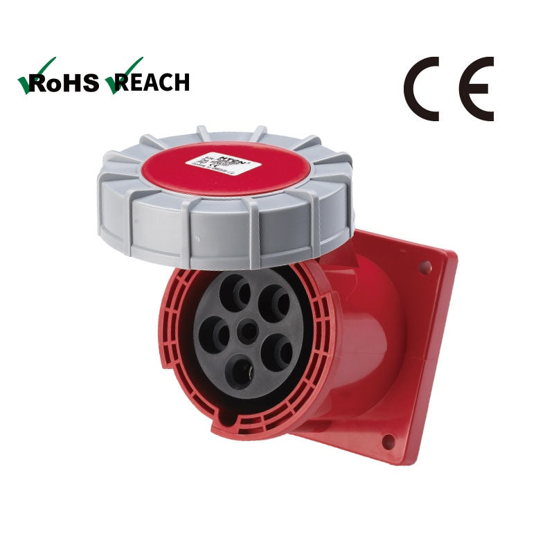 KHTN4451 - KUPO CEE Form 125A 5-Pole Industrial Receptacle, 400V, IP67