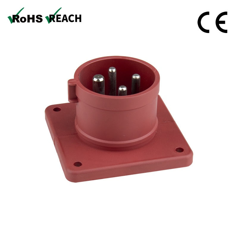 KHTN624 - KUPO CEE Form 32A 4-Pole Industrial Inlet, 400V, IP44