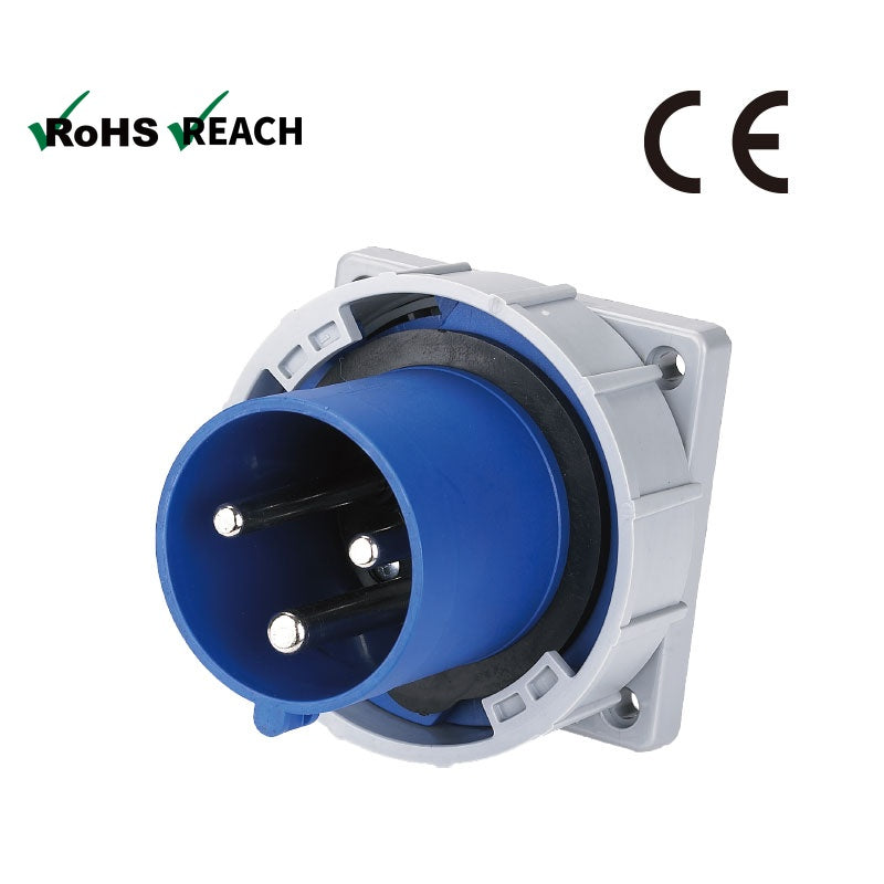 KHTN6331 - KUPO CEE Form 63A 3-Pole Industrial Inlet, 230V, IP67