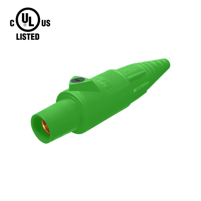 KL-400LFG - K-LOK 400A Female CAM-Type Line Connector, Green