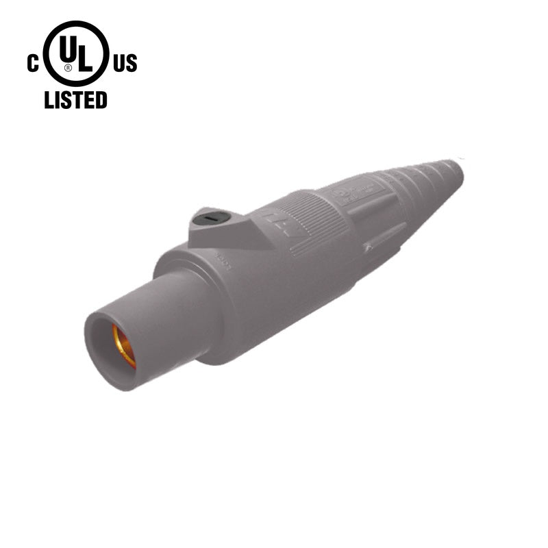 KL-400LFGY - K-LOK 400A Female CAM-Type Line Connector, Grey