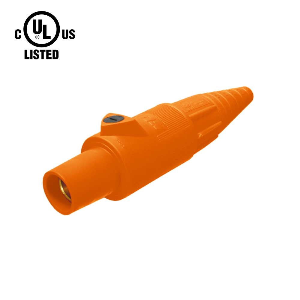 KL-400LFO - K-LOK 400A Female CAM-Type Line Connector, Orange