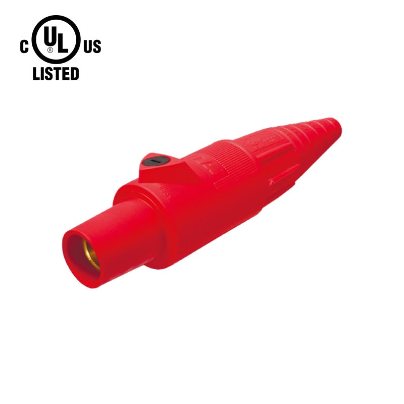 KL-400LFR - K-LOK 400A Female CAM-Type Line Connector, Red