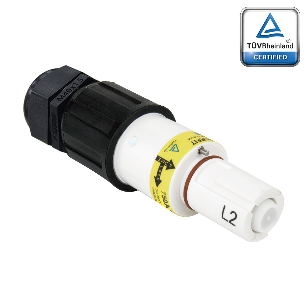PFLD-2W-C300M40 - PowerFit 750A Drain Line Connector, White (L2)