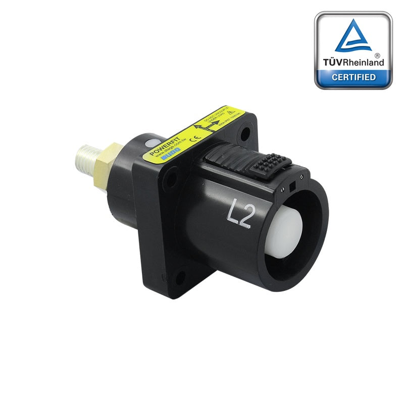 PFPS-2BK - PowerFit 400A Source Panel Connector, Black (L2)