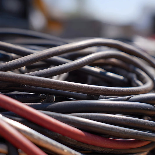 Bundled power cables illustrating why cable derating matters in real installations