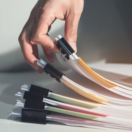 Shipping documentation and inspection paperwork for industrial power equipment