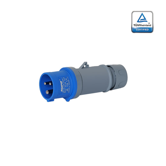 KUPO K013 Male Plug - 16A 6h IP44, 2P+E, 220-250V