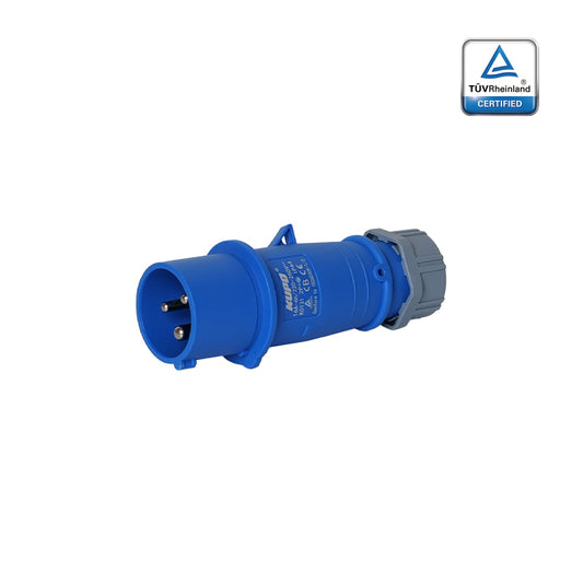 KUPO K0131 Male Plug - 16A 6h IP44, 2P+E, 220-250V
