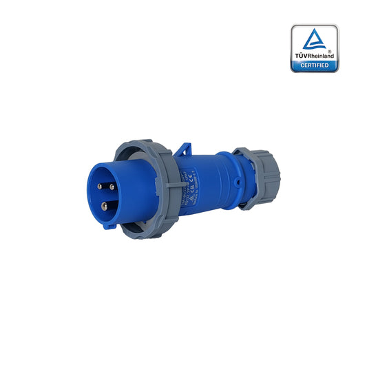 KUPO K0132 Male Plug - 16A 6h IP67, 2P+E, 220-250V
