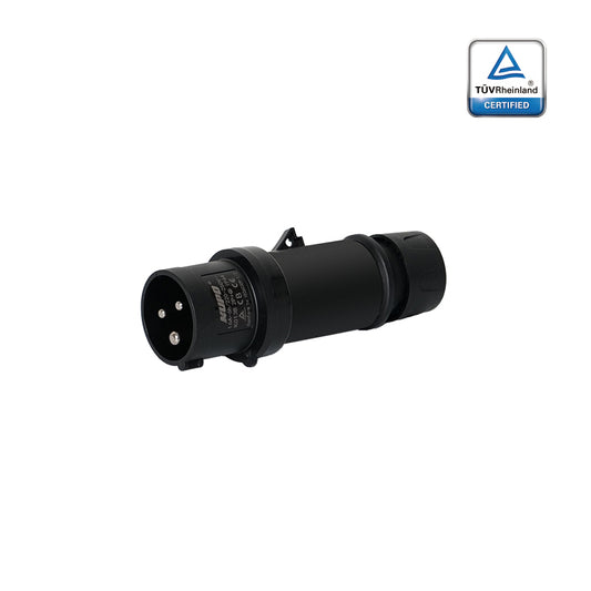 KUPO K013-B Male Plug - 16A 6h IP44, 2P+E, 220-250V