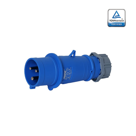 KUPO K0231 Male Plug - 32A 6h IP44, 2P+E, 220-250V