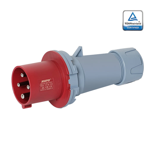 KUPO K0341 Male Plug - 63A 6h IP44, 3P+E, 380-415V