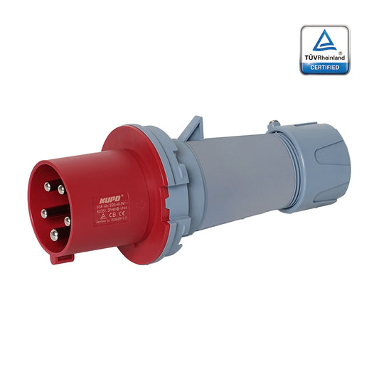 KUPO K0351 Male Plug - 63A 6h IP44, 3P+N+E, 220-415V