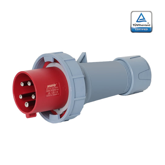 KUPO K0352 Male Plug - 63A 6h IP67, 3P+N+E, 220-415V