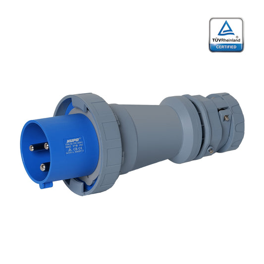 KUPO K0432 Male Plug - 125A 6h IP67, 2P+E, 220-250V