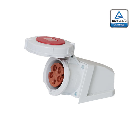 KUPO K1252 Surface Female - 32A 6h IP67, 3P+N+E, 220-415V