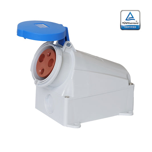 KUPO K1331 Surface Female - 63A 6h IP44, 2P+E, 220-250V