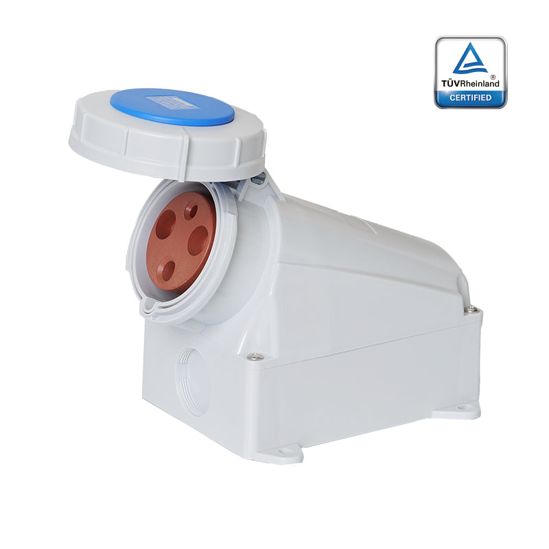 KUPO K1332 Surface Female - 63A 6h IP67, 2P+E, 220-250V