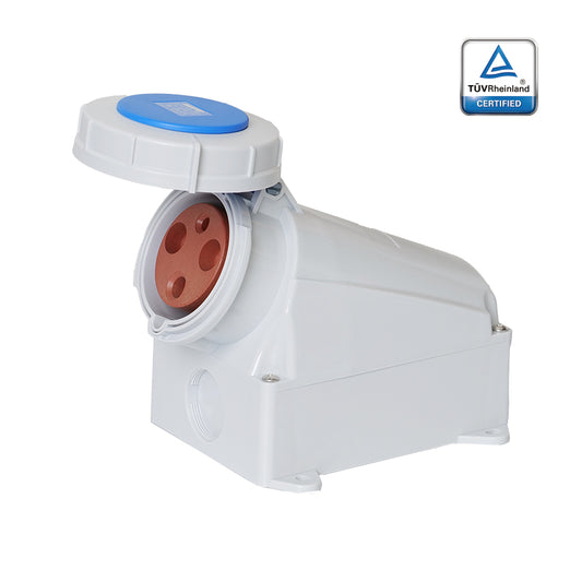 KUPO K1332 Surface Female - 63A 6h IP67, 2P+E, 220-250V