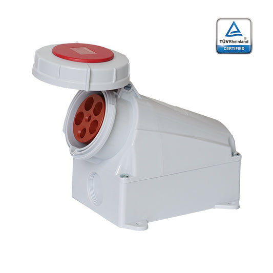 KUPO K1352 Surface Female - 63A 6h IP67, 3P+N+E, 220-415V