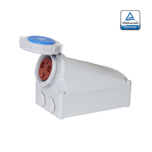 KUPO K1432 Surface Female - 125A 6h IP67, 2P+E, 220-250V