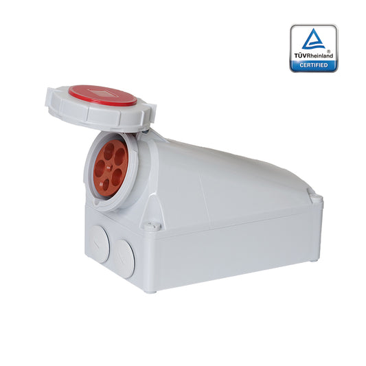 KUPO K1452 Surface Female - 125A 6h IP67, 3P+N+E, 220-415V