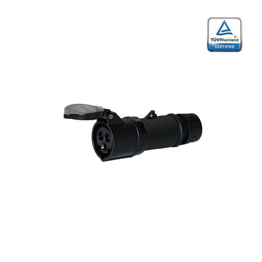 KUPO K213A-B Female Plug - 16A 6h IP44, 2P+E, 220-250V