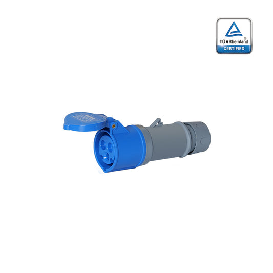 KUPO K213A Female Plug - 16A 6h IP44, 2P+E, 220-250V