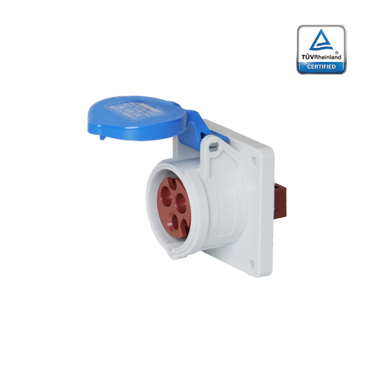 KUPO K3131 Panel Female - 16A 6h IP44, 2P+E, 220-250V