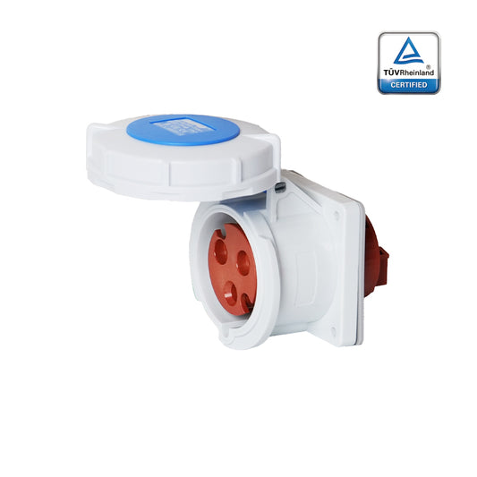 KUPO K3232 Panel Female - 32A 6h IP67, 2P+E, 220-250V