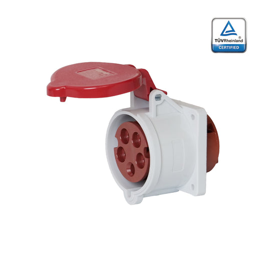 KUPO K3251 Panel Female - 32A 6h IP44, 3P+N+E, 220-415V