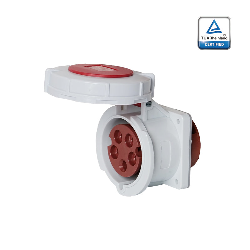 KUPO K3252 Panel Female - 32A 6h IP67, 3P+N+E, 220-415V