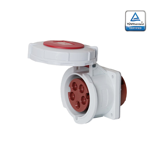KUPO K3252 Panel Female - 32A 6h IP67, 3P+N+E, 220-415V