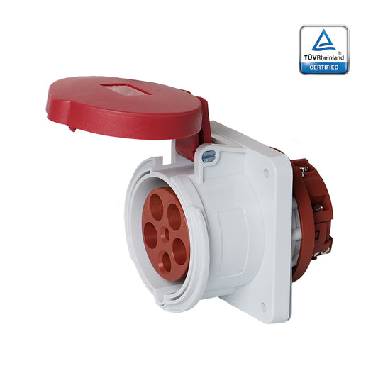 KUPO K3351 Panel Female - 63A 6h IP44, 3P+N+E, 220-415V