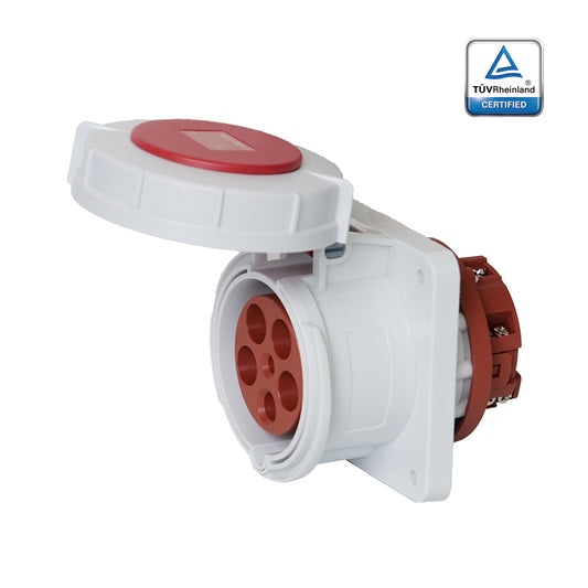 KUPO K3352 Panel Female - 63A 6h IP67, 3P+N+E, 220-415V