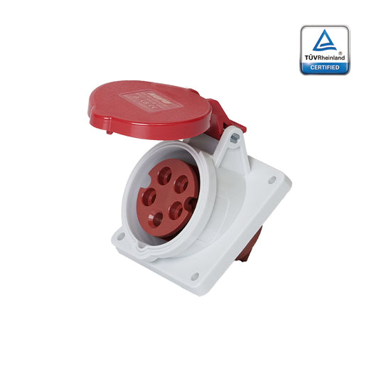 KUPO K4151 Concealed Inclined Female - 16A 6h IP44, 3P+N+E, 220-415V
