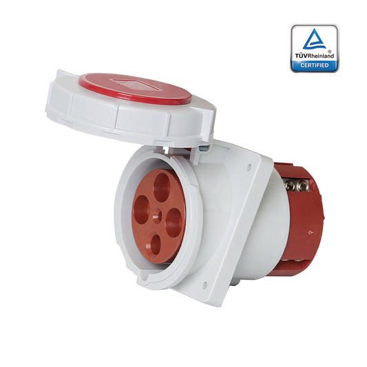 KUPO K4442 Concealed Inclined Female - 125A 6h IP67, 3P+E, 380-415V