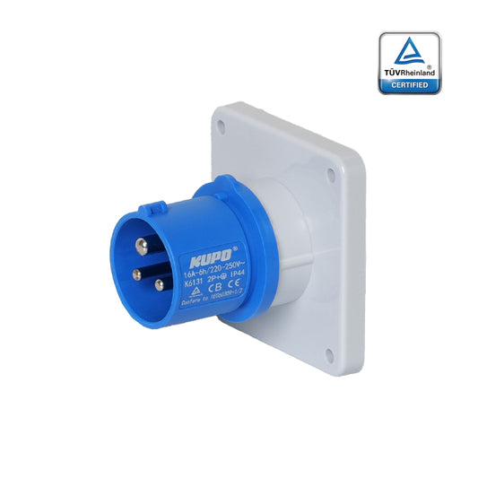 KUPO K6131 Appliance Male - 16A 6h IP44, 2P+E, 220-250V