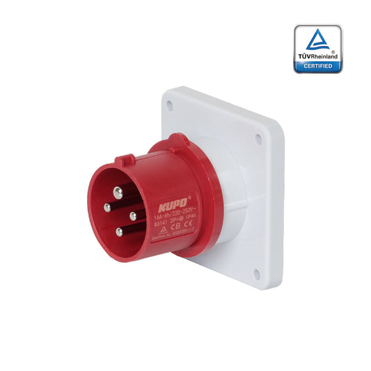 KUPO K6141 Appliance Male - 16A 6h IP44, 3P+E, 380-415V