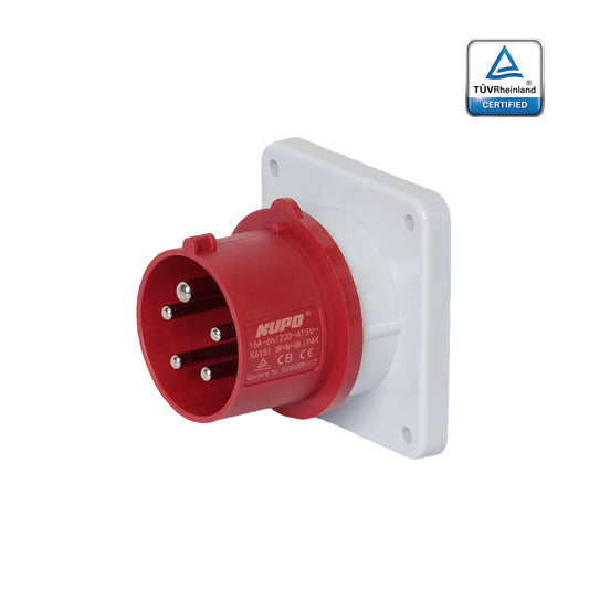 KUPO K6151 Appliance Male - 16A 6h IP44, 3P+N+E, 220-415V