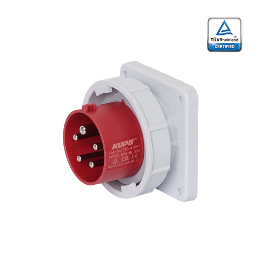 KUPO K6152 Appliance Male - 16A 6h IP67, 3P+N+E, 220-415V