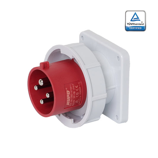 KUPO K6242 Appliance Male - 32A 6h IP67, 3P+E, 380-415V