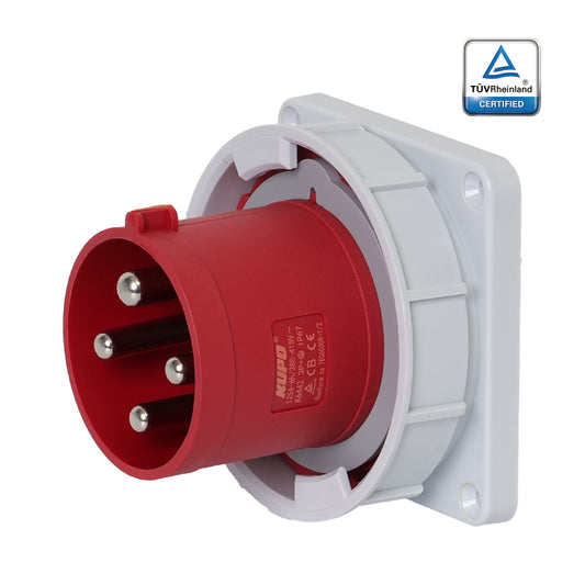 KUPO K6442 Appliance Male - 125A 6h IP67, 3P+E, 380-415V