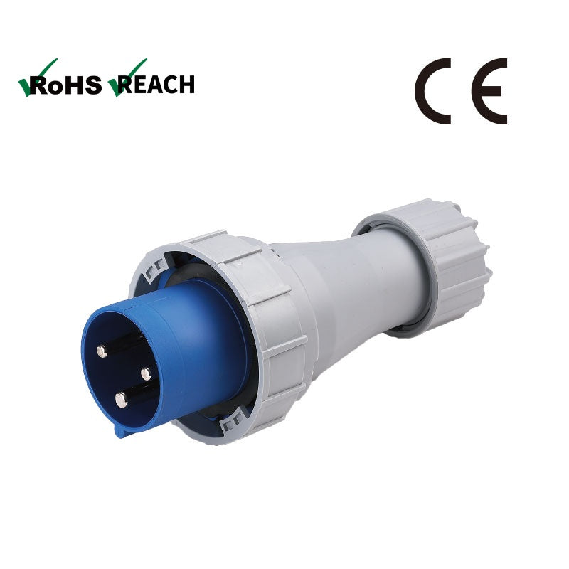 KHTN0331 - KUPO CEE Form 63A 3-Pole Industrial Plug, 230V, IP67