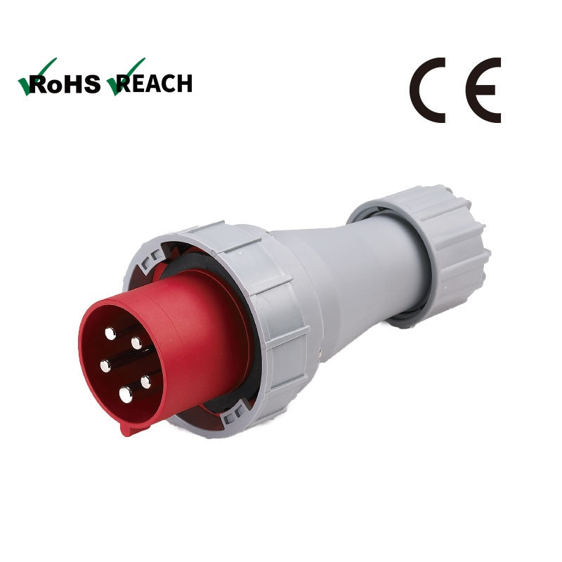 KHTN0451 - KUPO CEE Form 125A 5-Pole Industrial Plug, 400V, IP67